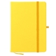 aerial view a yellow rpet journal notebook, image 1 of 3