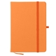aerial view a orange rpet journal notebook, image 1 of 3