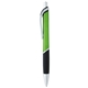 aerial view a lime plastic metallic barrel with textured grip, image 1 of 3