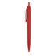 aerial view a red slim glossy finish pen, image 1 of 3