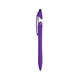 aerial view a metallic purple yoga stylus pen and phone stand, image 1 of 3