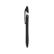 aerial view a metallic black yoga stylus pen and phone stand, image 1 of 3