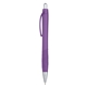 aerial view a purple glaze plunger action medium point pen, image 1 of 3