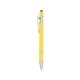 aerial view a neon yellow roslin incline tech stylus pen, image 1 of 3