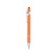 aerial view a orange roslin incline tech stylus pen, image 1 of 3