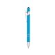 aerial view a neon blue roslin incline tech stylus pen, image 1 of 3