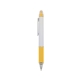 aerial view a white with yellow with matching highlighter sayre highlighter pen, image 1 of 3