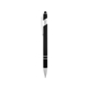 aerial view a metallic black rexton touch stylus pen, image 1 of 3