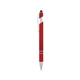 aerial view a metallic red rexton touch stylus pen, image 1 of 3