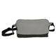 aerial view a gray good value(tm) reflective splash fanny pack, image 1 of 2