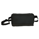 aerial view a black good value(tm) reflective splash fanny pack, image 1 of 2