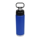 aerial view a blue 24 oz stainless steel leighton bottle, image 1 of 4
