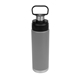 aerial view a gray 24 oz stainless steel leighton bottle, image 1 of 4