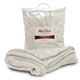 a cream soft touch luxury blanket