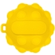 aerial view a yellow push pop stress ball - popper stress reliever, image 1 of 2
