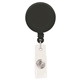 aerial view a black promo retractable badge holder, image 1 of 2