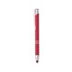 aerial view a red dash rubberized aluminum stylus pen, image 1 of 4