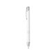 aerial view a white dash rubberized aluminum stylus pen, image 1 of 4