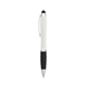 aerial view a silver stylus twist pen metallic, image 1 of 4