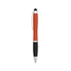 aerial view a orange stylus twist pen metallic, image 1 of 4