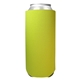 aerial view a yellow 24 oz foam tall boy can cooler, image 1 of 2