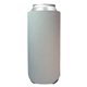 aerial view a gray 24 oz foam tall boy can cooler, image 1 of 2