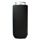 aerial view a black 24 oz foam tall boy can cooler, image 1 of 2