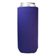aerial view a purple 24 oz foam tall boy can cooler, image 1 of 2