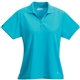 aerial view a chill (429) womens moreno short sleeve performance polo, image 1 of 4