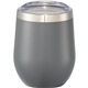 aerial view a gray corzo copper vacuum insulated cup 12oz, image 1 of 3