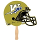 aerial view a football helmet handheld fans - mini, image 1 of 2