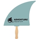 aerial view a shark fin handheld fans - mini, image 1 of 2