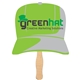 aerial view a baseball cap handheld fans - mini, image 1 of 2