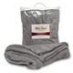 a grey soft touch luxury blanket