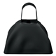 aerial view a black small cow bell noise maker, image 1 of 2