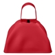 aerial view a red small cow bell noise maker, image 1 of 2