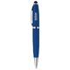 aerial view a pms 287c darien brass zurich usb pen and stylus, image 1 of 5
