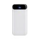 aerial view a white astoria usb c quick charge power bank 20000, image 1 of 6