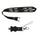 aerial view a pms black c berkeley custom printed lanyard usb flash drive, image 1 of 9