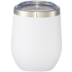 aerial view a white corzo copper vacuum insulated cup 12oz, image 1 of 5