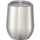 aerial view a silver corzo copper vacuum insulated cup 12oz, image 1 of 3