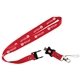 aerial view a pms 186c berkeley custom printed lanyard usb flash drive, image 5 of 6