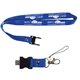 aerial view a pms 286c berkeley custom printed lanyard usb flash drive, image 8 of 9