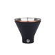 aerial view a black snowfox(r) 8 oz vacuum insulated martini cup, image 1 of 5
