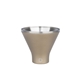 aerial view a gold snowfox(r) 8 oz vacuum insulated martini cup, image 1 of 5