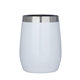 aerial view a white ecovessel(r) port 10 oz vacuum insulated wine tumbler, image 1 of 6