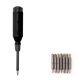 aerial view a black with gray megapro 15- in -1 multi - bit screwdriver, image 1 of 2