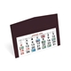 aerial view a maroon legacy desk calendars by triumph(r), image 1 of 4