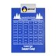 a white clip & royal blue board letter clipboard - digital imprint