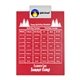 a white clip & red board letter clipboard - digital imprint